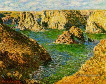 Port Donnant Belle Ile Claude Monet Peinture à l'huile